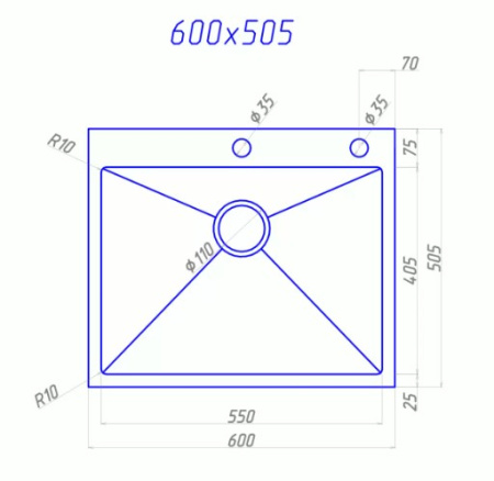 Комплект VANS VAS 600*505 BLACK DECOR + VANS VAM 4403-4